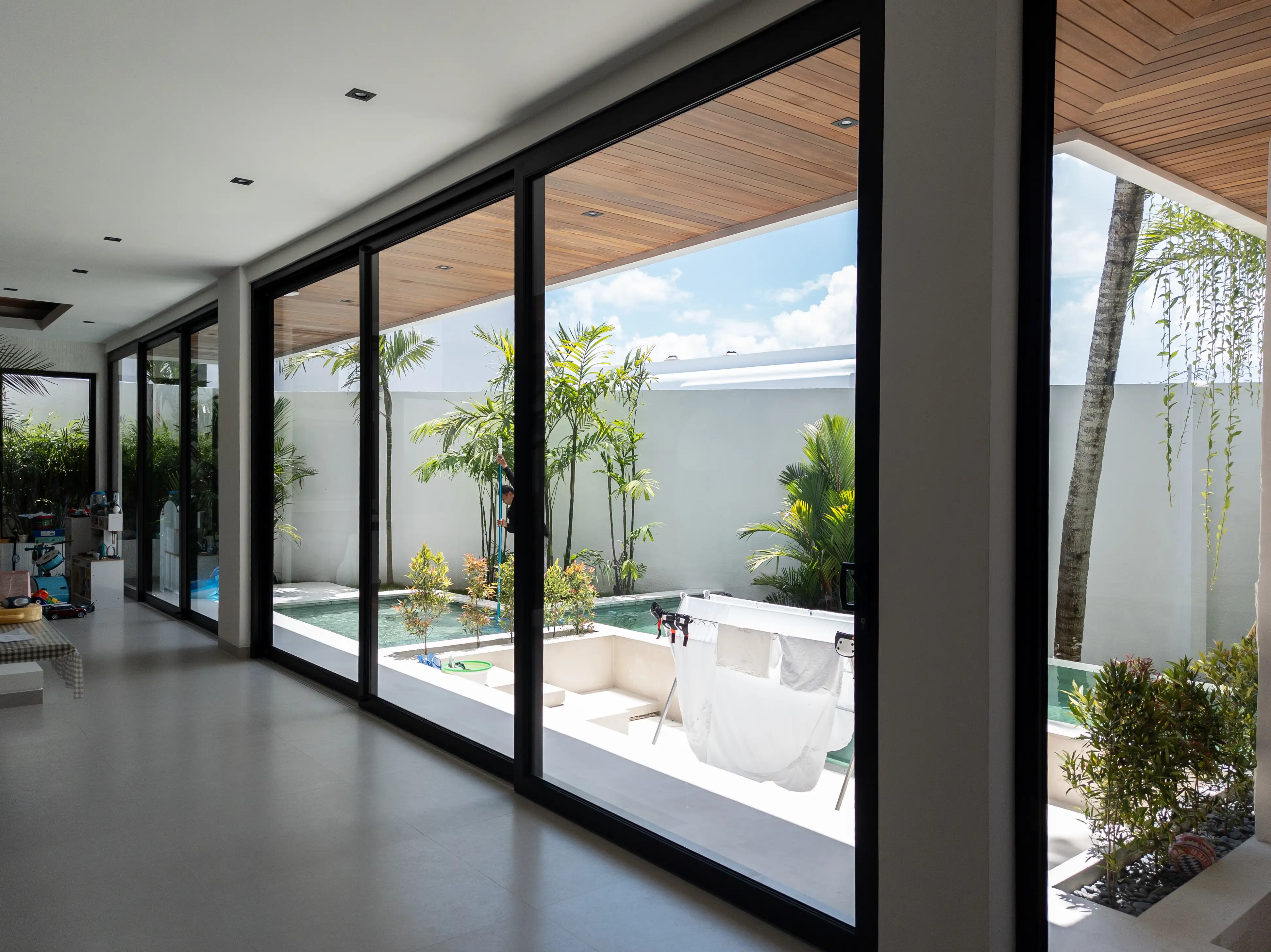 Sliding Door 3 Daun UPVC Bali Solution